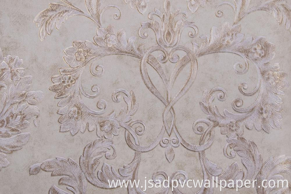 Simple European non-woven wallpaper